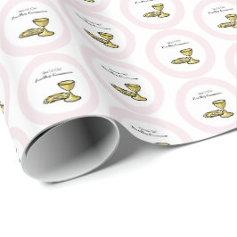 Papel De Presente Personalize, Menina Especial, Primeira Comunhão