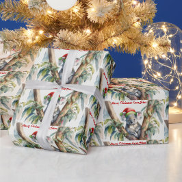 Papel De Presente Personalize o nome Christmas Koala em gumtree