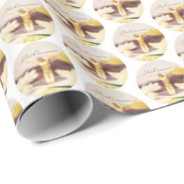 Papel De Presente Personalize, Parabéns pela Primeira Comunhão