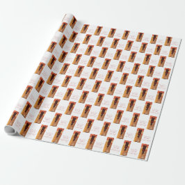 Papel De Presente Personalize, RCIA Parabéns, Católico, Vermelho