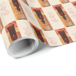 Papel De Presente Personalize, RCIA Parabéns, Católico, Vermelho