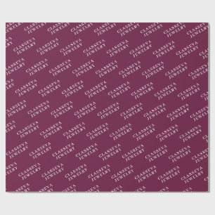 PAPEL DE PRESENTE PERSONALIZE SEU LOGO MODERNO ELEGANTE CLÁSSICO W