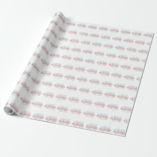 Papel De Presente Personalize, treinador de hóquei no gelo Obrigado
