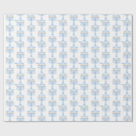 Papel De Presente Personalized Hannukah wrapping paper