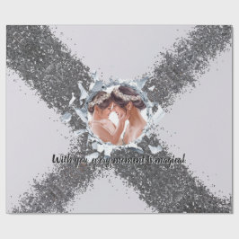 PAPEL DE PRESENTE PERSONILIZE TEXT AND PICTURE