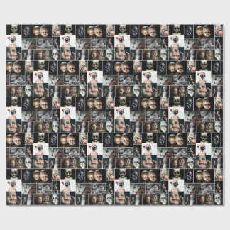 Papel De Presente Pesadelos Vintage Assombrando Bonecas Roll