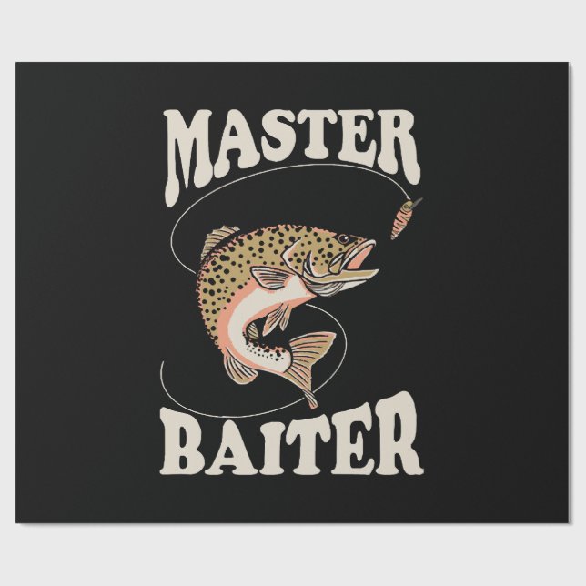 Papel De Presente Pesca com Baiter Master (Aberto)