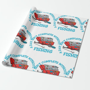 Papel De Presente Pesca concluída