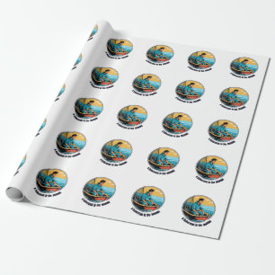 Papel De Presente Pescador em formação