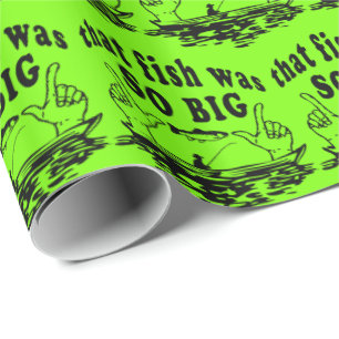 Papel De Presente Pescar Que Peixe Era Muito Engraçado