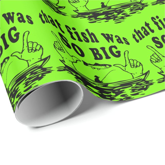 Papel De Presente Pescar Que Peixe Era Tão Engraçado (Ponta do rolo)