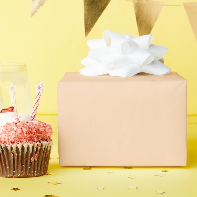 Papel De Presente Pêssegos e Creme  (Festa de aniversário)