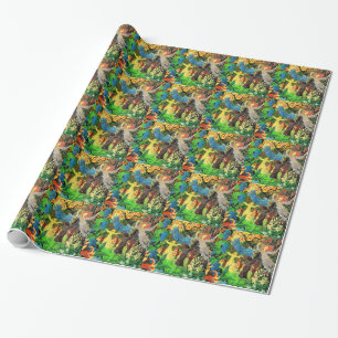 Papel De Presente pessoas fadas na floresta