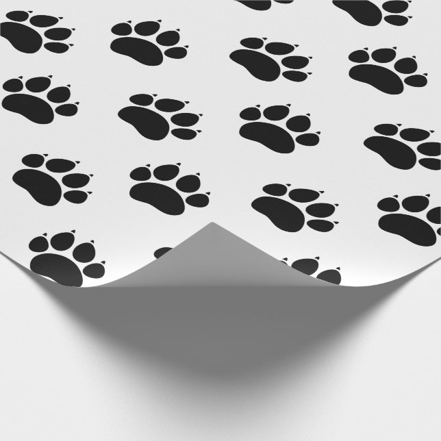 Papel De Presente Pet Paw Pattern (Ponta)
