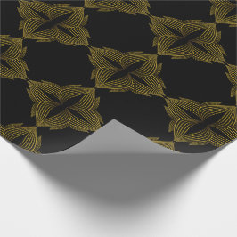 Papel De Presente pétala da flor da linha ouro