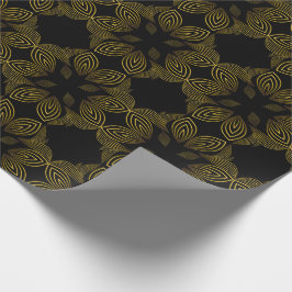 Papel De Presente pétala da flor da linha ouro