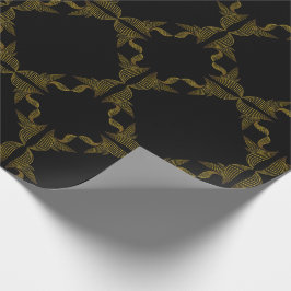 Papel De Presente pétala da flor da linha ouro