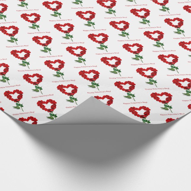 Papel de Presente Pétala de Rosa Feliz Dia dos Nam (Ponta)