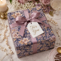 Pétalas de Antiguíssima Herança floral roxo