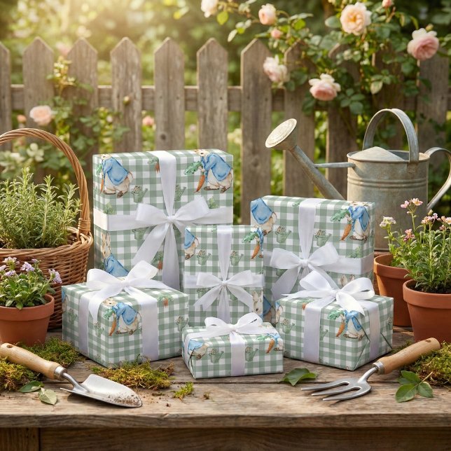 Papel De Presente Peter Rabbit-Inspire Wraping Paper Watercolor (Criador carregado)