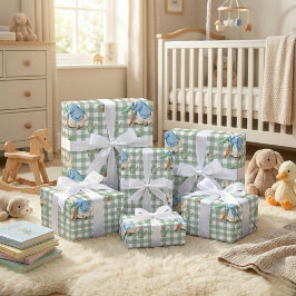 Papel De Presente Peter Rabbit-Inspire Wraping Paper Watercolor