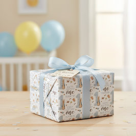Papel De Presente Peter Rabbit | Primeiro aniversário do Baby Boy