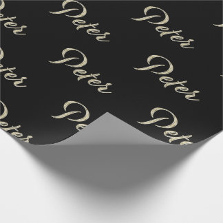 Papel De Presente Peter Vorname Name edles Geschenkpapier Papier