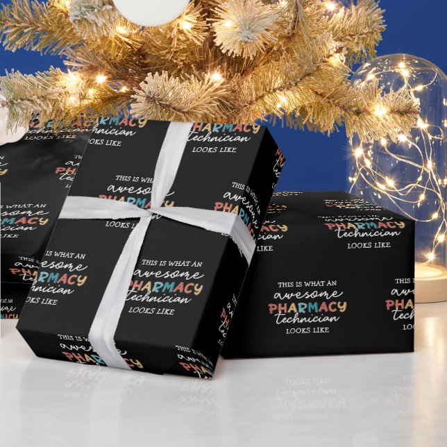 Papel De Presente Pharmacy Technician Awesmanutenção Pharmacy Tech E (Feriados)
