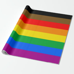 Papel De Presente Philly Rainbow Pride Flag