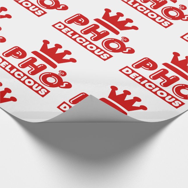 Papel De Presente Pho King Delicious (Ponta)