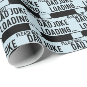 Papel De Presente piada engraçada carregando arte de palavra