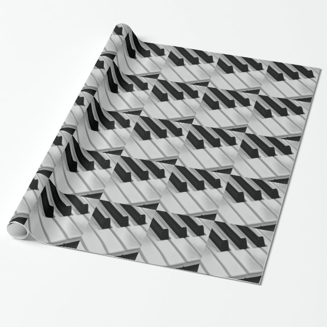 Papel De Presente Piano (Desenrolado)