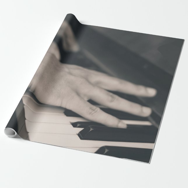 Papel De Presente Piano Incrível (Desenrolado)