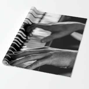 Papel De Presente Piano Incrível