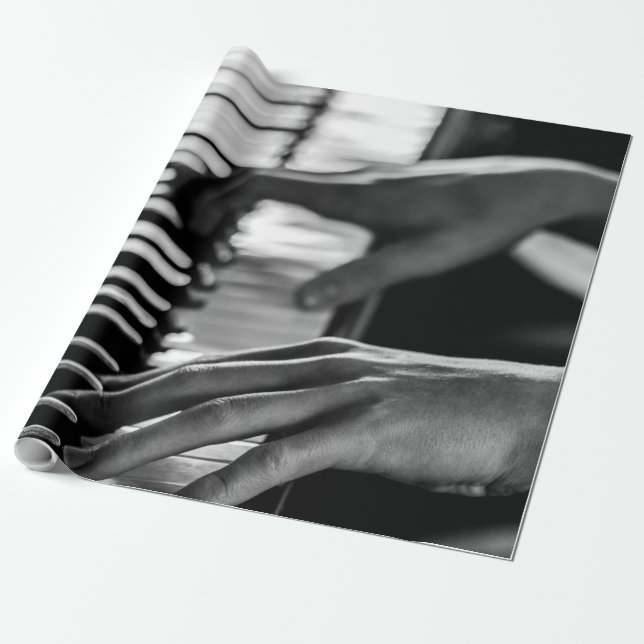 Papel De Presente Piano Incrível (Desenrolado)