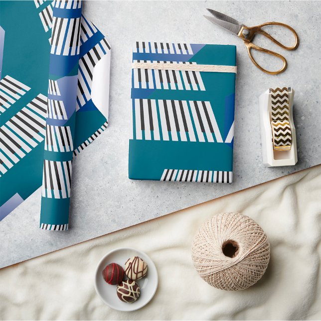 Papel De Presente Piano Keys Music Wraping Paper (Criador carregado)