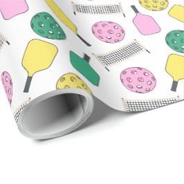 Papel De Presente Pickleball Gift Wrapping Paper