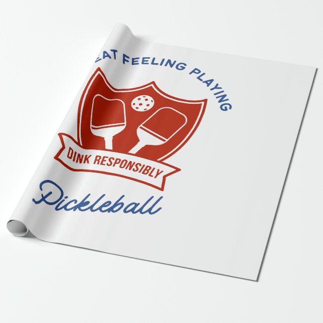 Papel De Presente Pickleball legal design para vestir (Desenrolado)