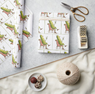 Papel De Presente Picles em conserva numa cadeira com um Martini