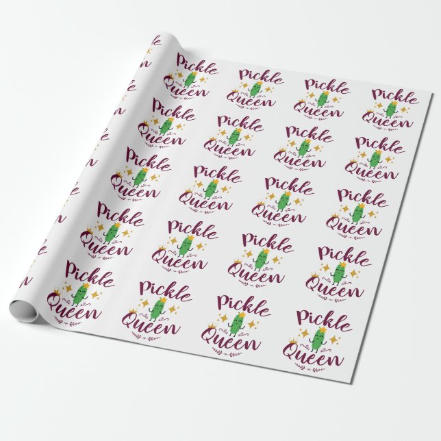 Papel De Presente Picles Queen Pickles Meninas (Desenrolado)