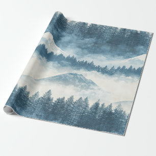 Papel De Presente Picos Majestosos - Montanha para Amantes da Nature