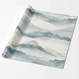 Papel De Presente Picos Majestosos - Montanha para Amantes da Nature