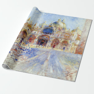 Papel De Presente Pierre Auguste Renoir A Praça de São Marcos, Venez