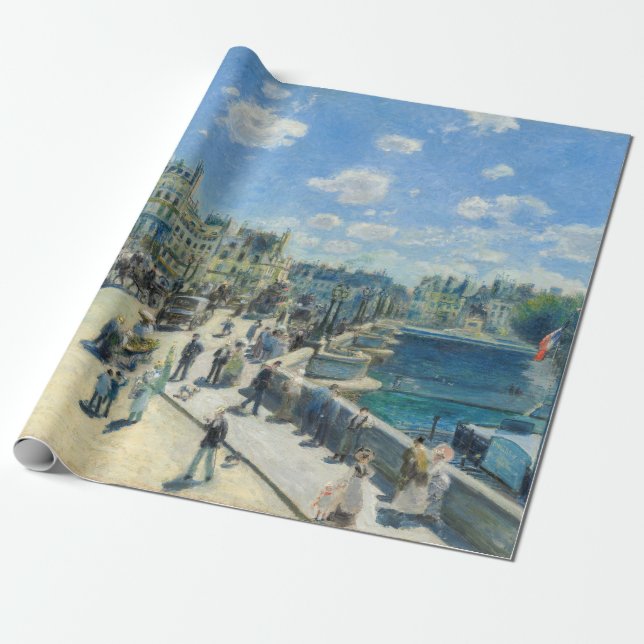 Papel De Presente Pierre-Auguste Renoir - Paris, Pont-Neuf (Desenrolado)