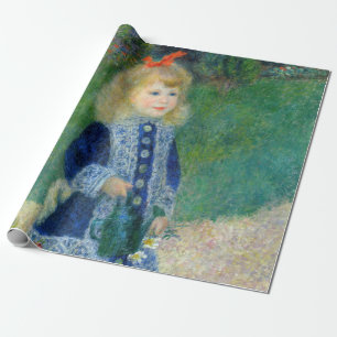 Papel De Presente Pierre-Auguste Renoir - Uma Menina com um Regador