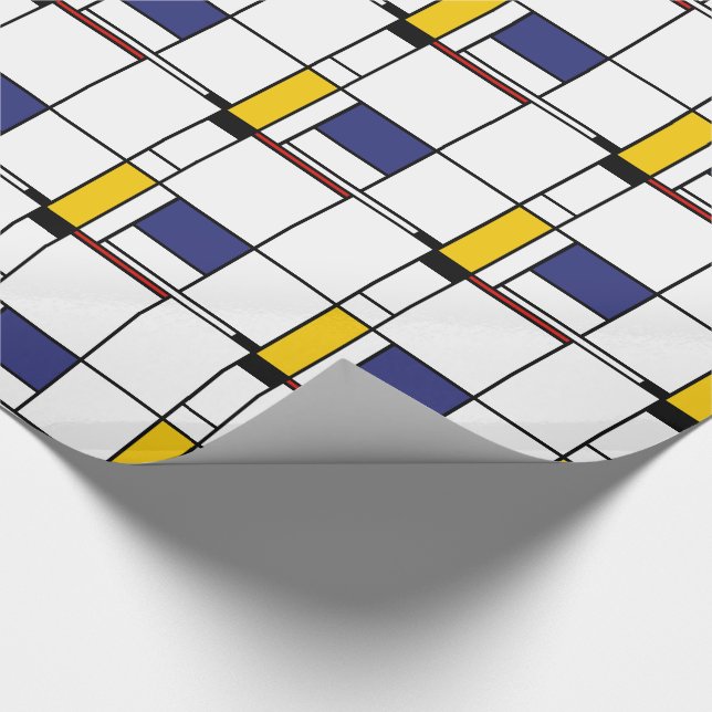 Papel De Presente Piet Mondrian, Tableau 1 (Ponta)