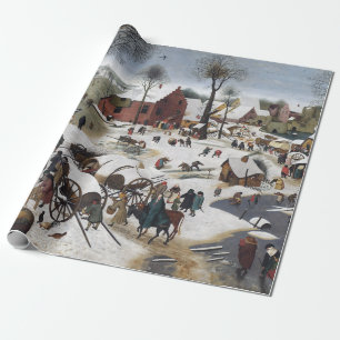 Papel De Presente Pieter Brueghel O Recenseamento em Belém