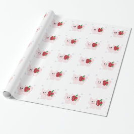 Papel De Presente Piglet Feriado