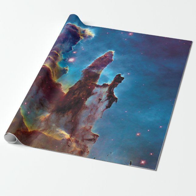 Papel De Presente Pilares da Criação M16 Nebulosa da Águia Foto Espa (Desenrolado)