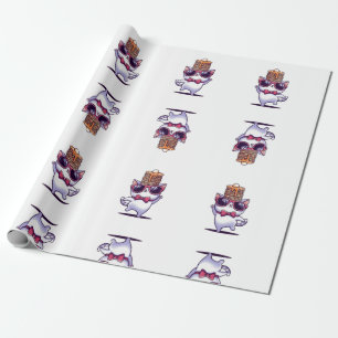 Papel De Presente Pilha de panquecas legal e engraçada